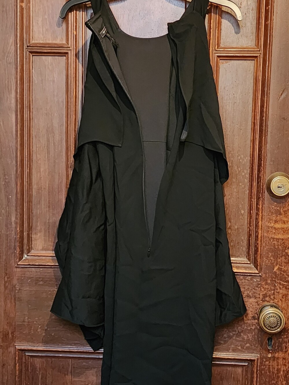 BCBGMAXAZRIA Avant-Gard Black Halter Neck Dress-Medium - Picture 5 of 10